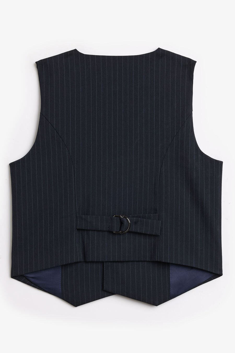 CHARLES PIN STRIPE VEST in colour Navy Pinstripe