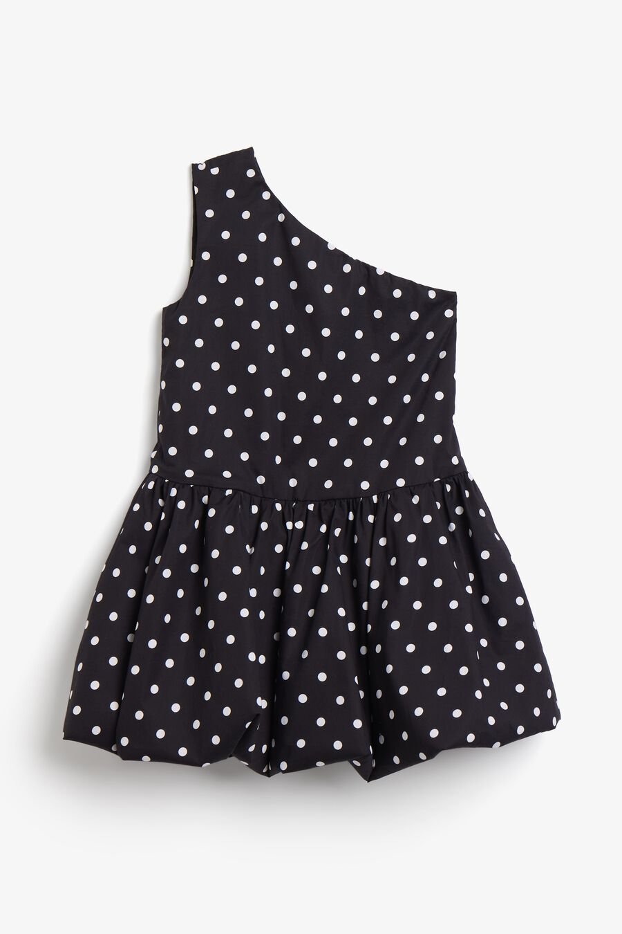 ALICE POLKA DOT BUBBLE DRESS in colour Black and White
