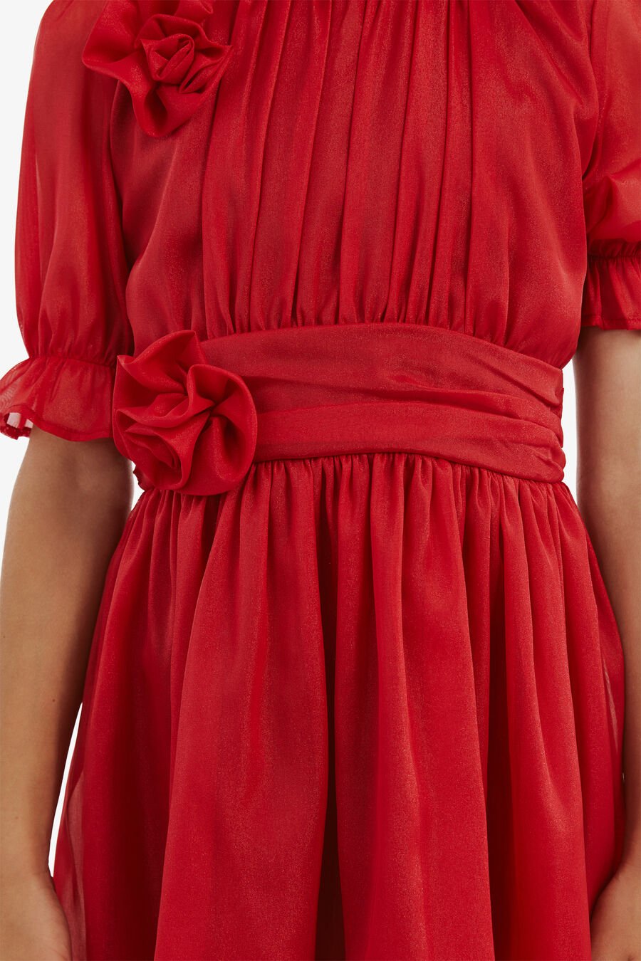 MERCER MINI DRESS in colour DEEP RED