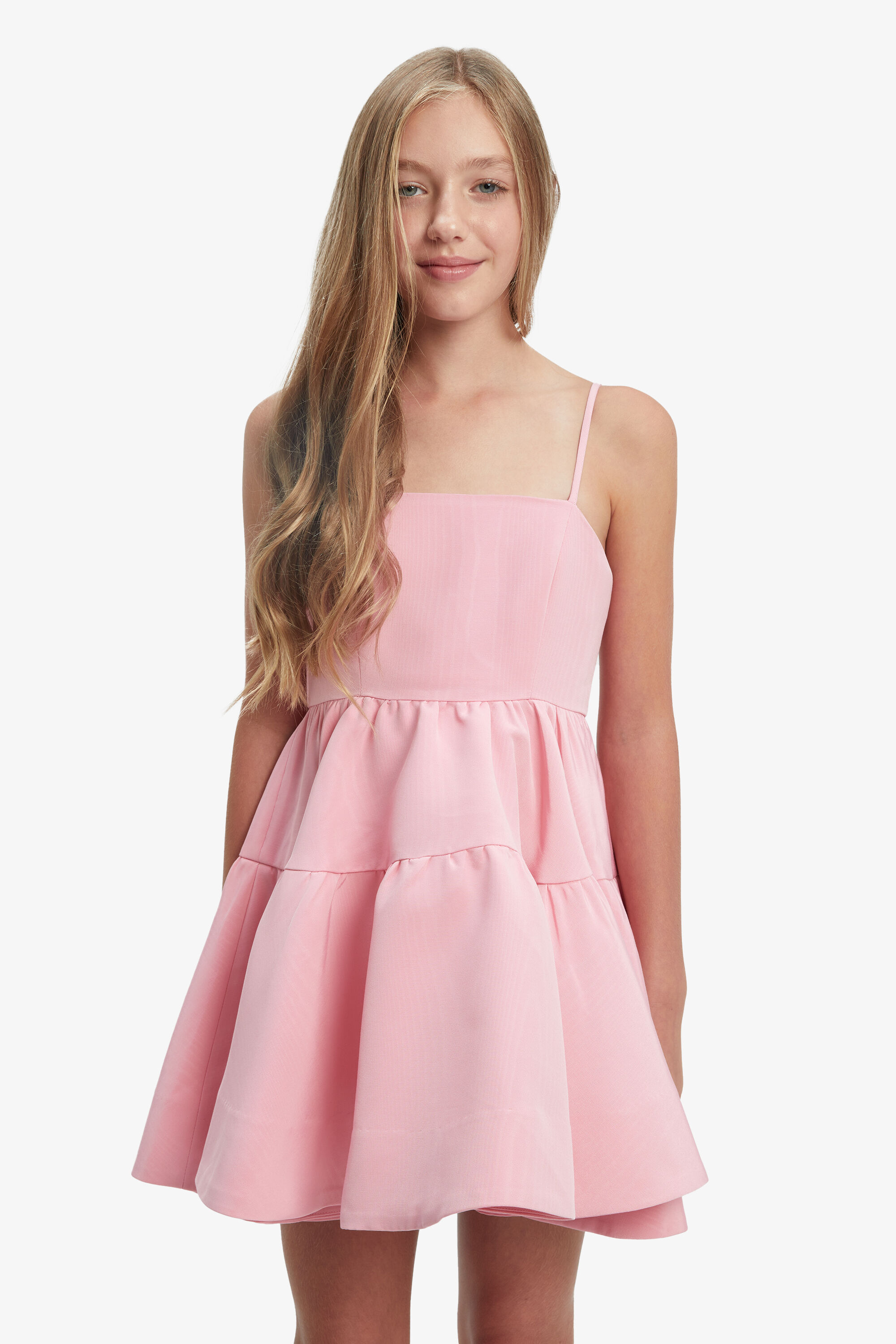 Charlotte Mini Dress In Bliss Pink Bardot Junior