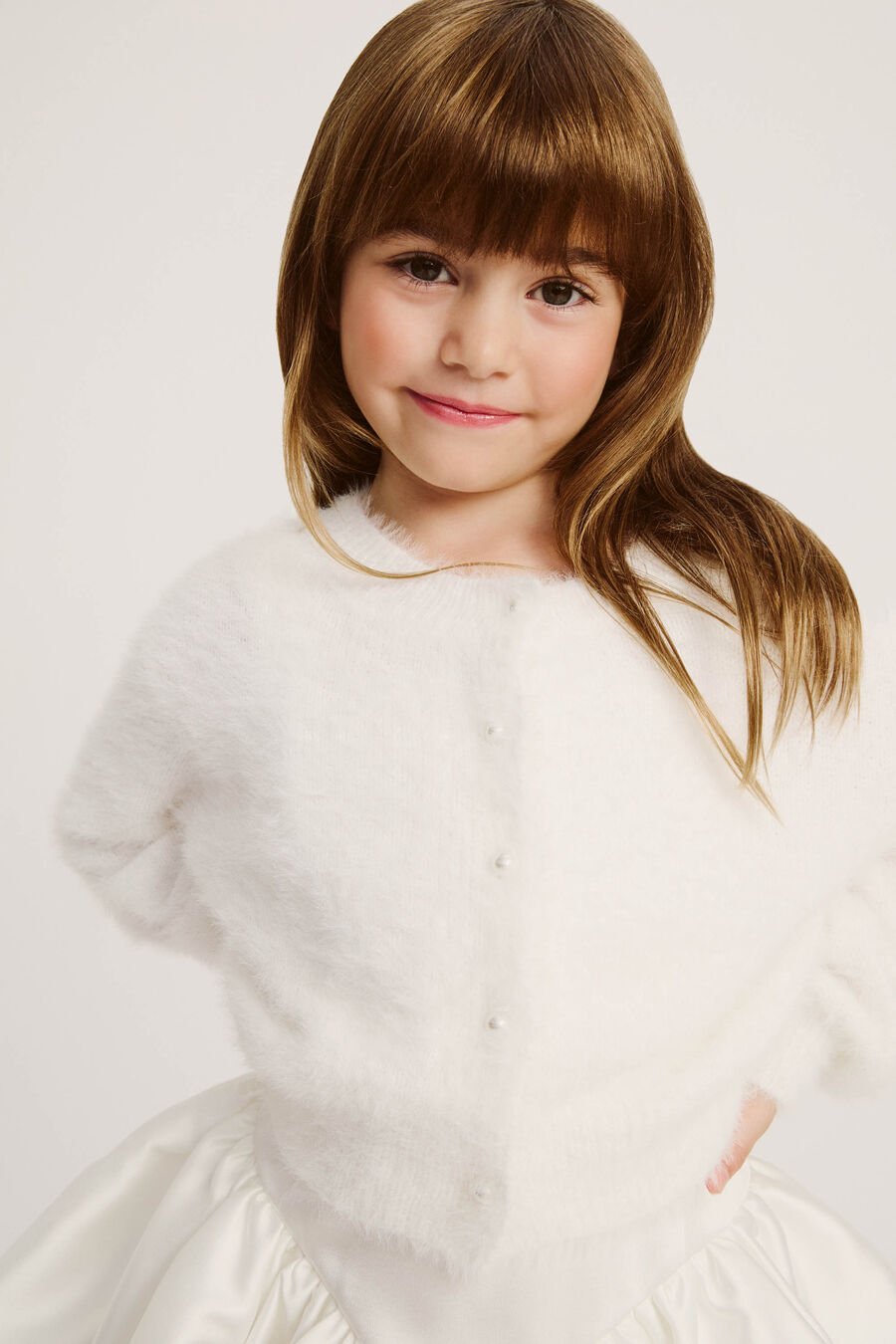 Girls Bell Sleeve Cardi