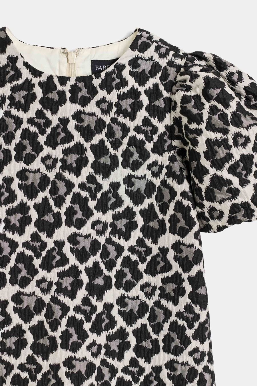 ZAYLA LEOPARD MINI DRESS in colour Black