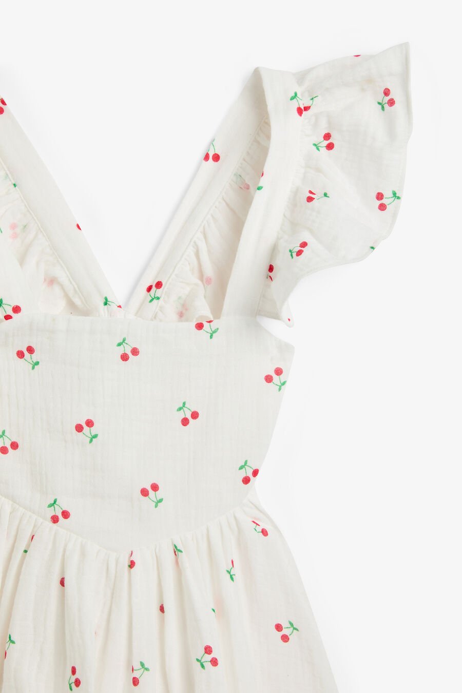 CLEA CHERRY MINI DRESS in colour Orchid White