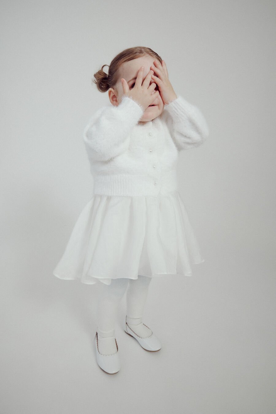 BELL SLEEVE CARDI in colour IVORY