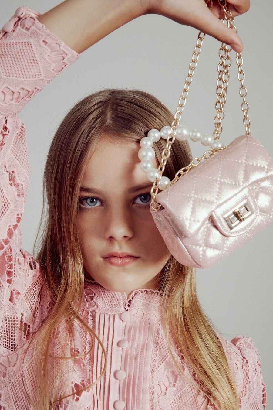 Girls Pearlised Mini Bag