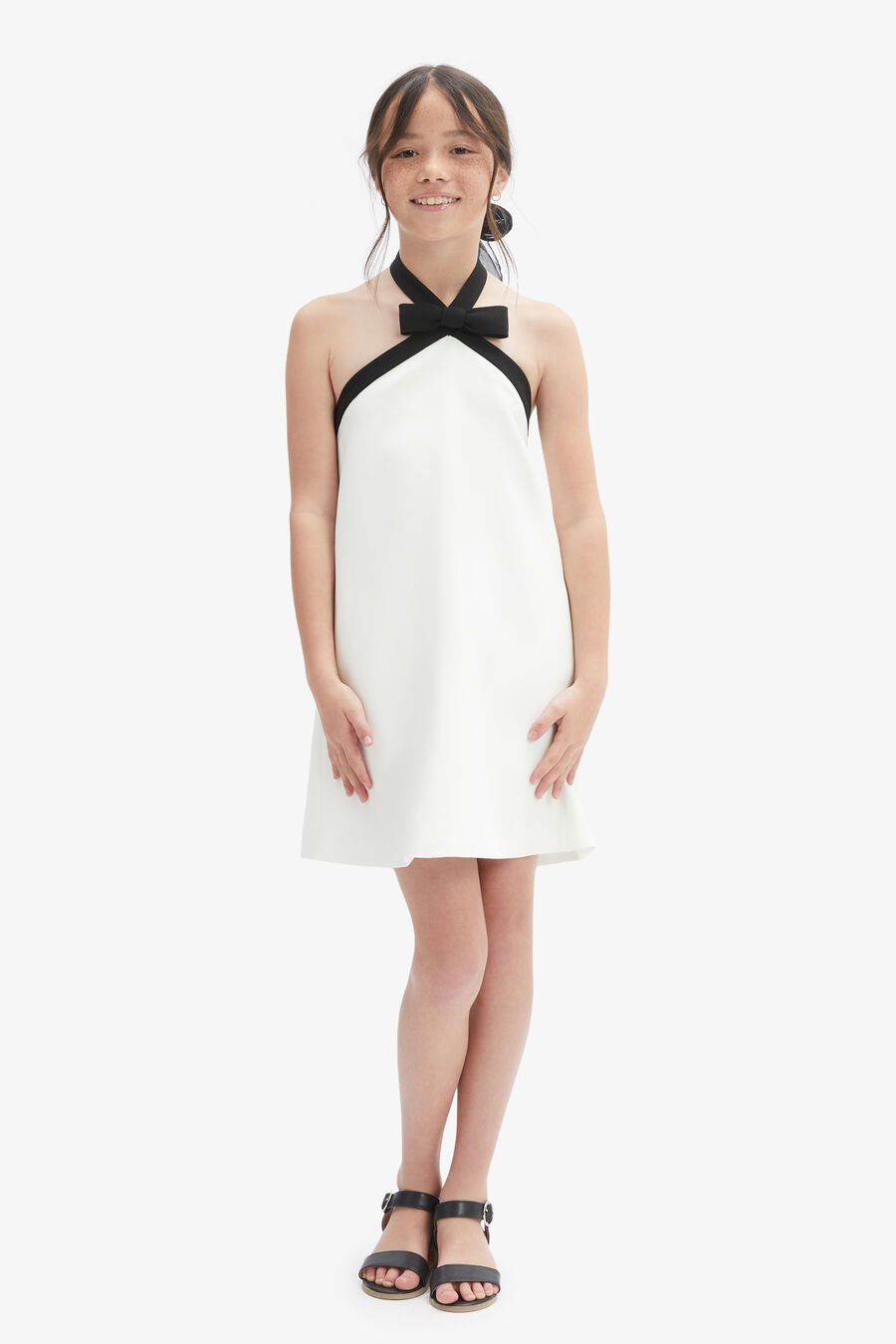 TIFFANY MINI DRESS in colour Orchid White