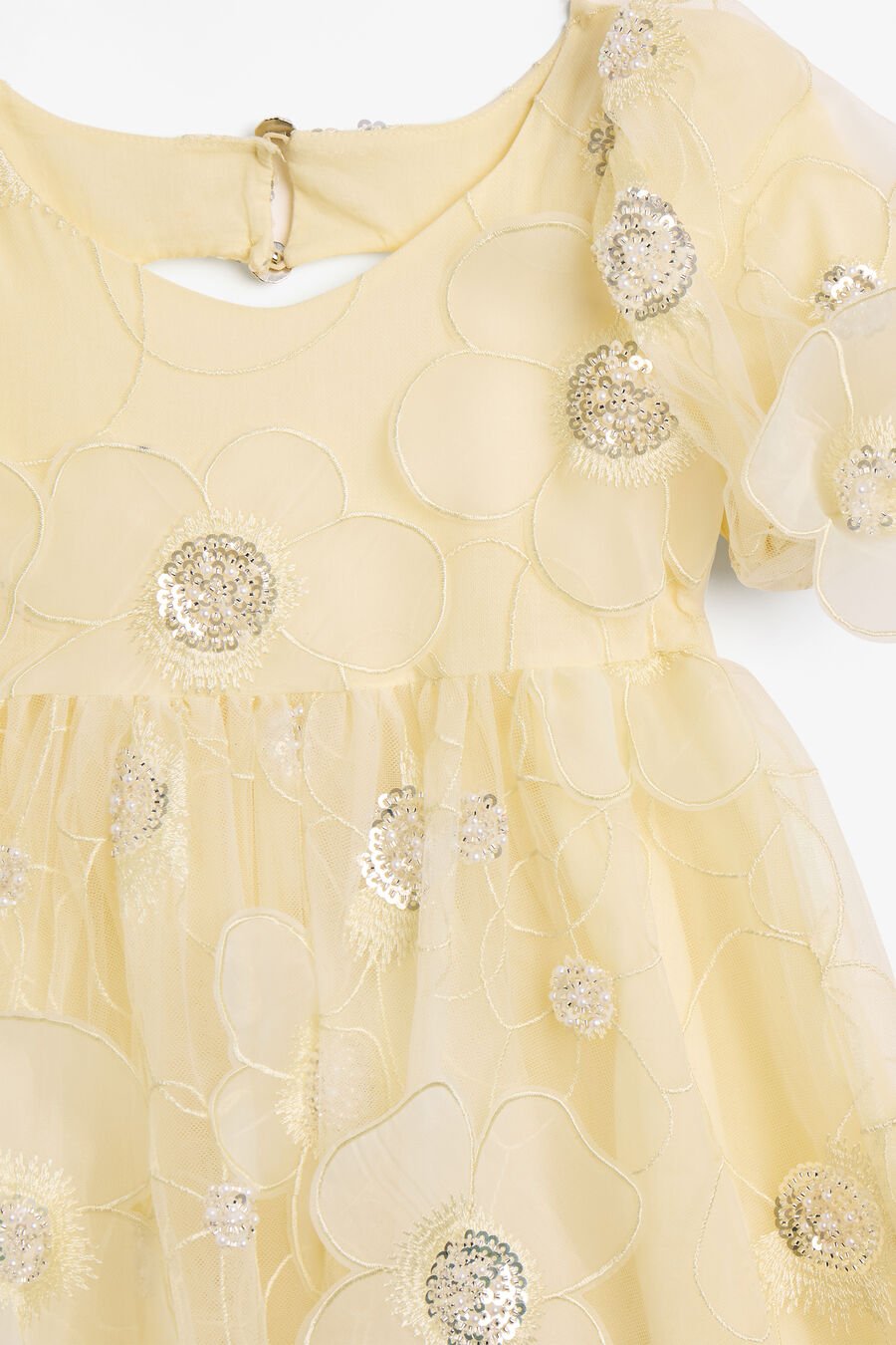 Girls Jamie Flower Heart Mini Dress