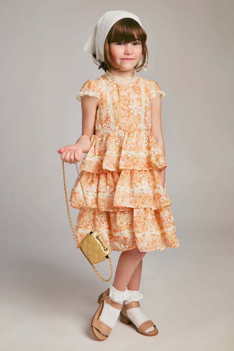 Girls Enya Tiered Dress