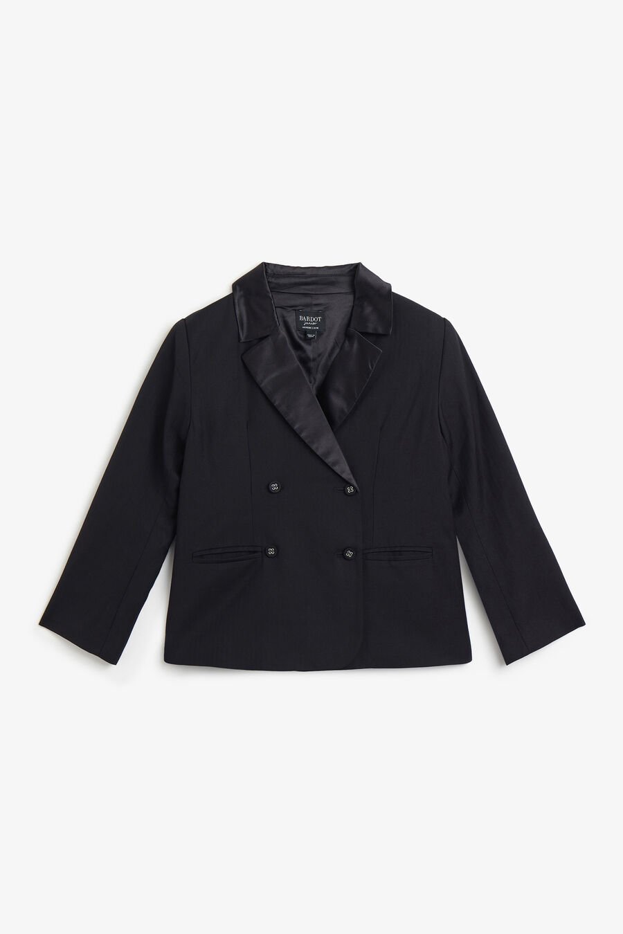 TIMOTEE DOUBLE BREASTED BLAZER in colour BLACK