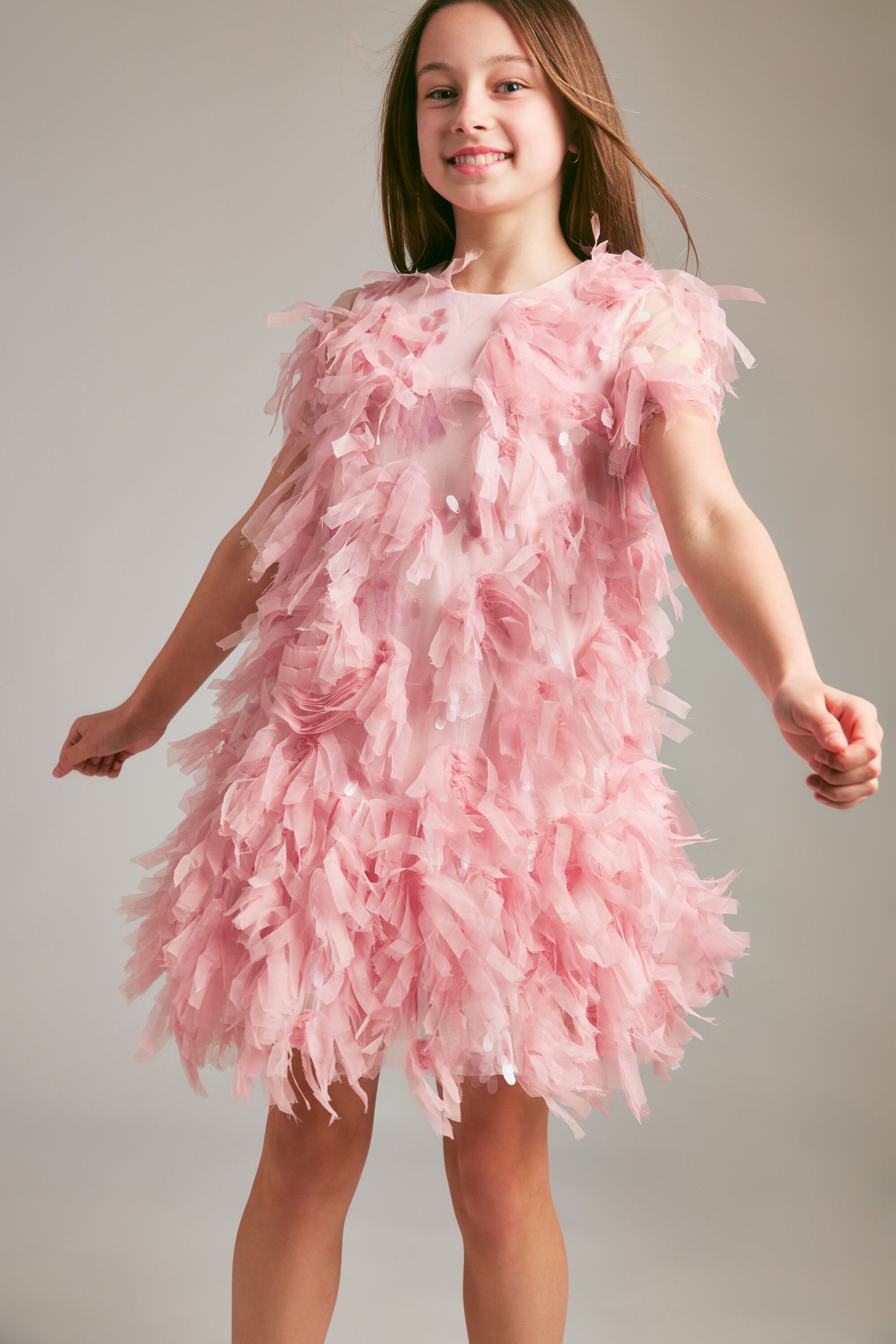 JILTU petite frill dress ピンク 0 JILTU petit frill sleeve JILTU petite frill dress ピンク 0 JILTU petit frill sleeve