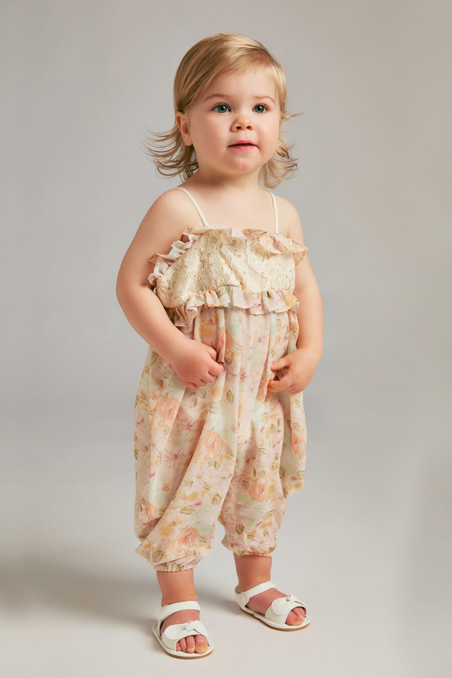 Baby Girl Anna Floral Romper