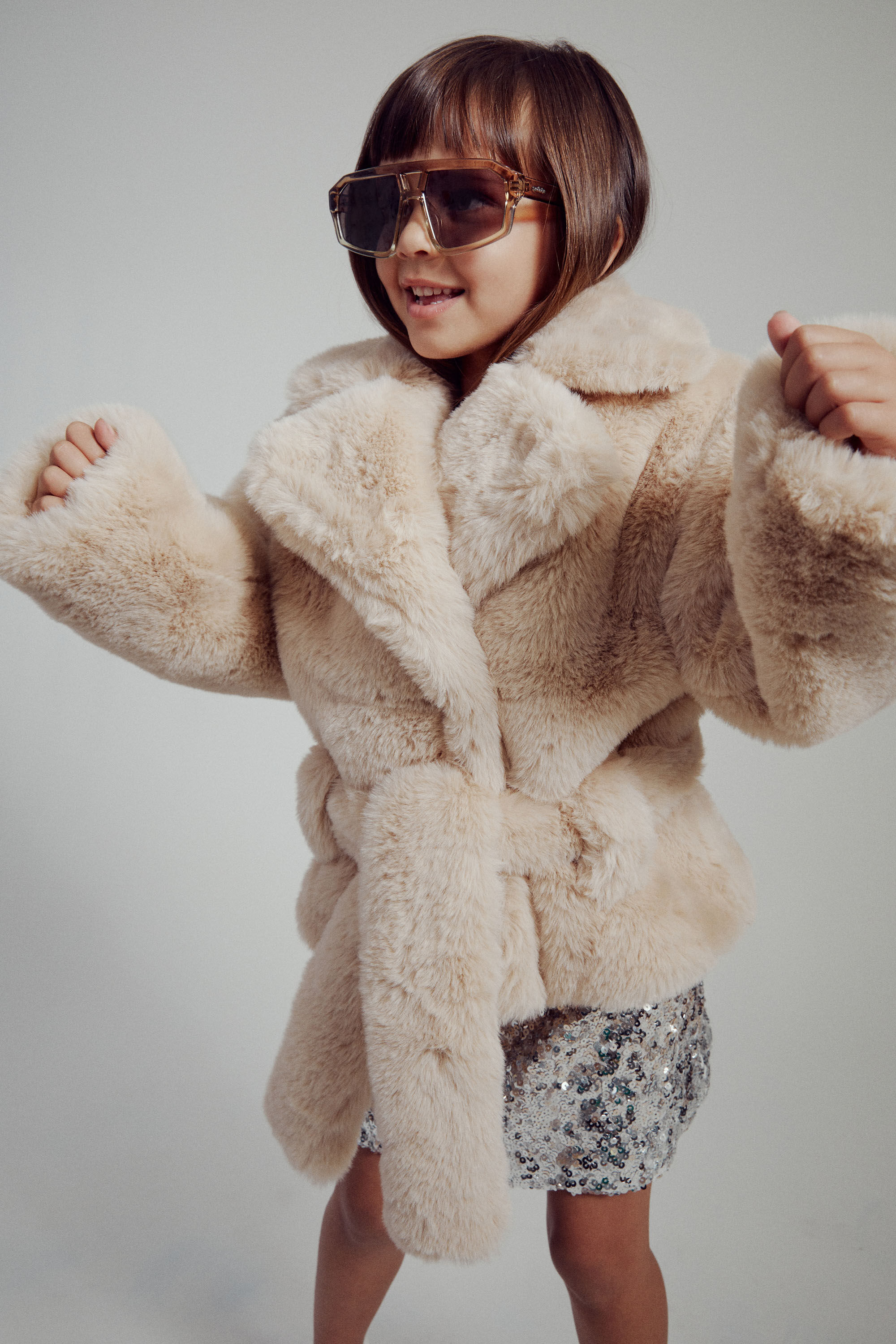 Faux fur jacket bardot on sale
