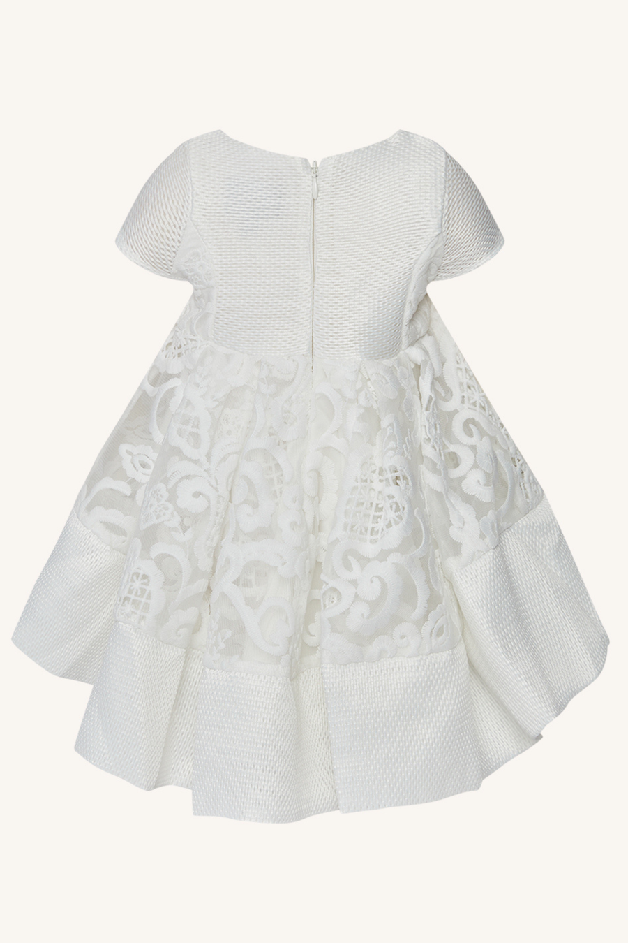 AVA STARLET DRESS in colour IVORY