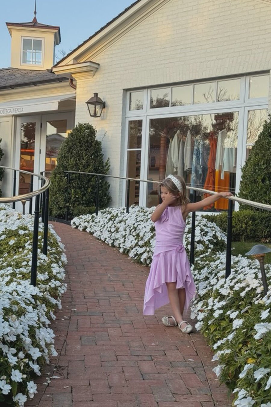 ADDISON HIGH LOW DRESS in colour LILAC LILY