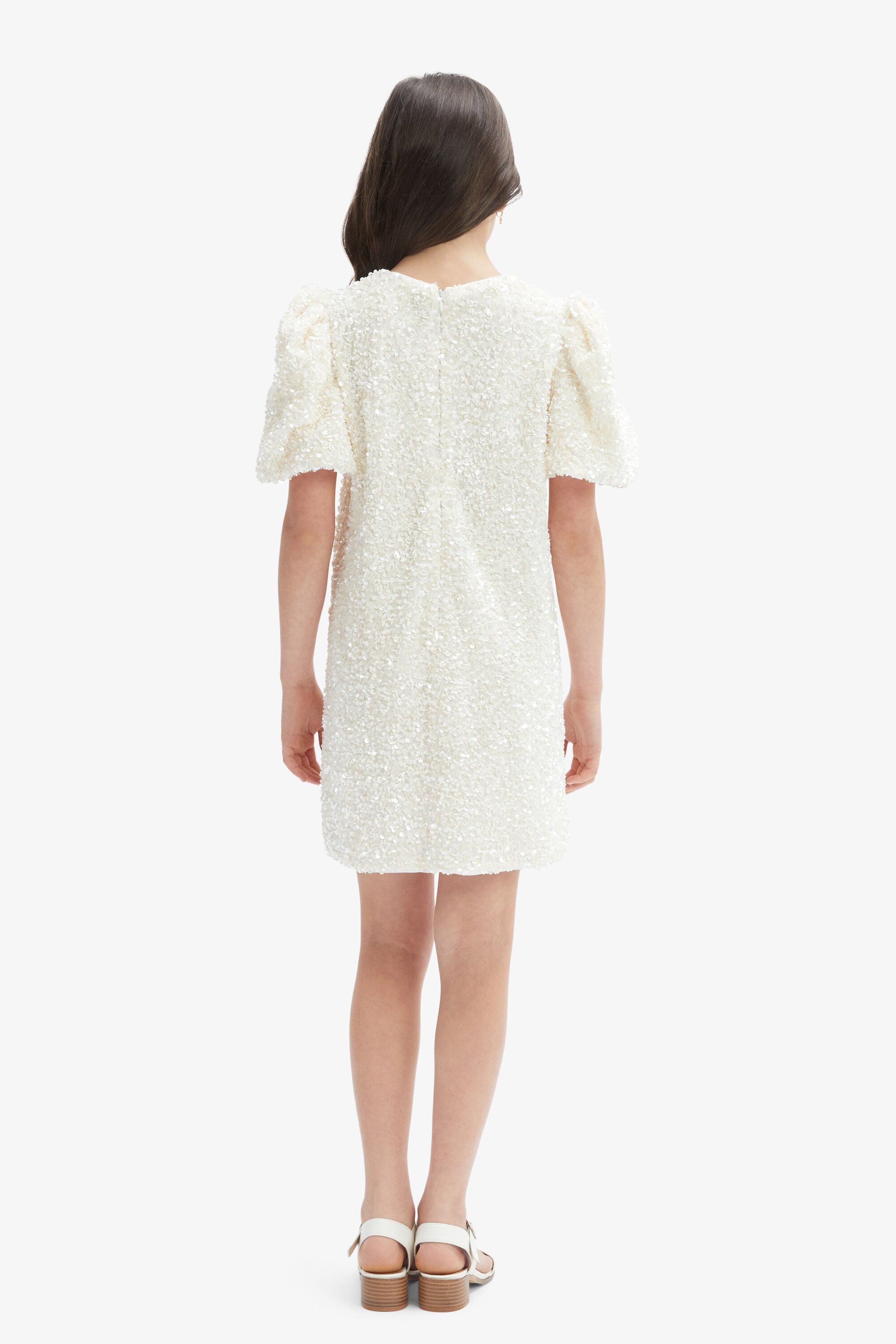 bardot white sequin dress Bardot Sequin Draped Maxi Dress White