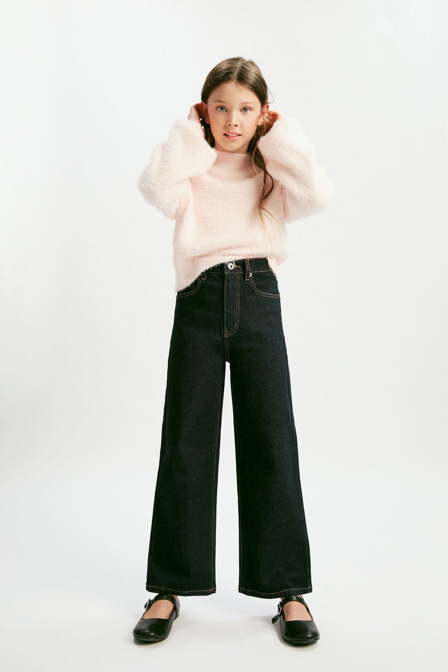 GIRLS BELL SLEEVE KNIT