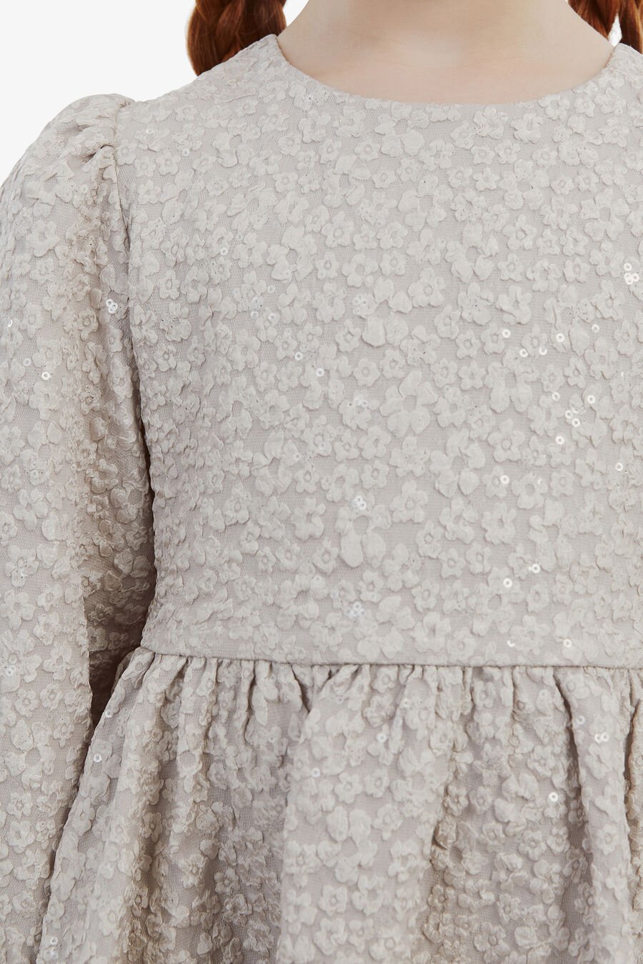 MIRAE MINI DRESS in colour SILVER