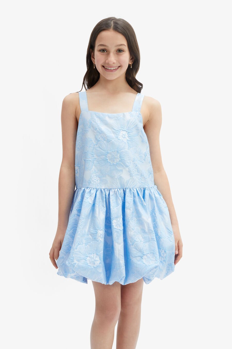 ELIANNA MINI DRESS in colour BLUE BELL