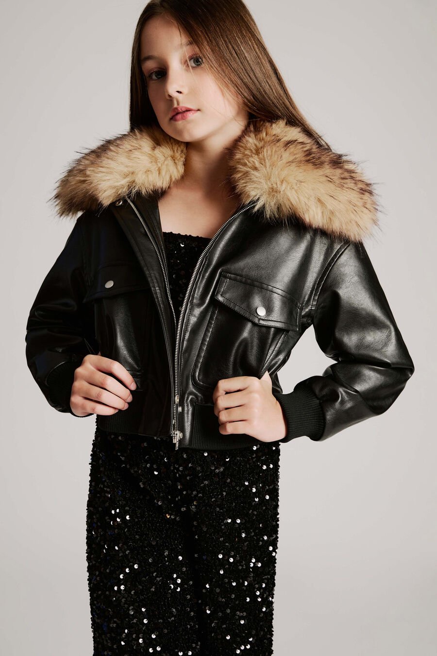 NIKKI JACKET in colour BLACK