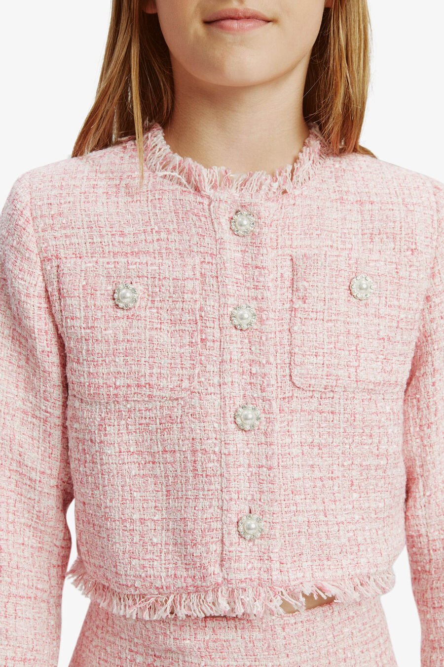 Girls Mischa Boucle Jacket