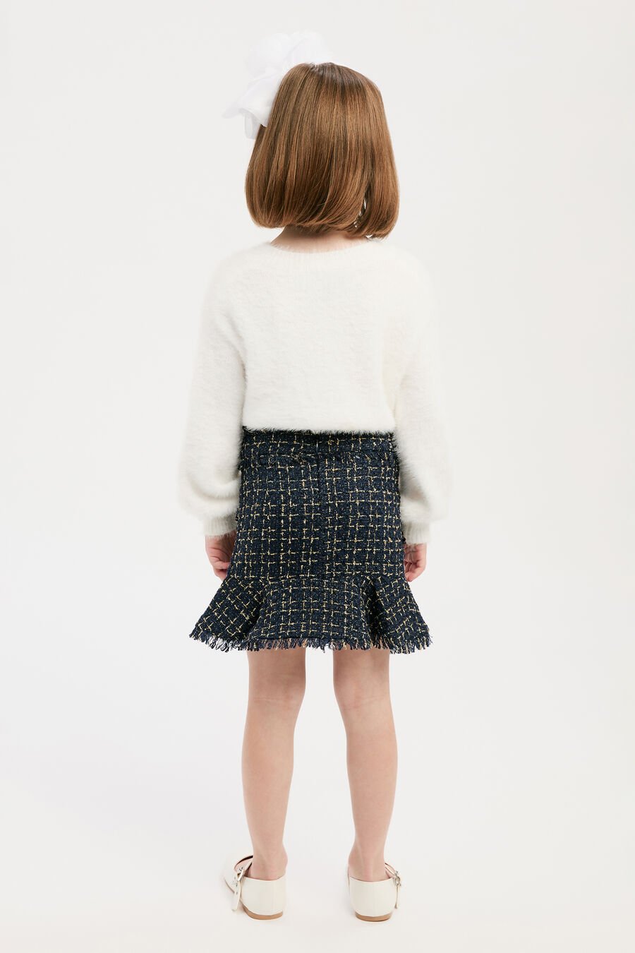 Girls Khari Boucle Skirt