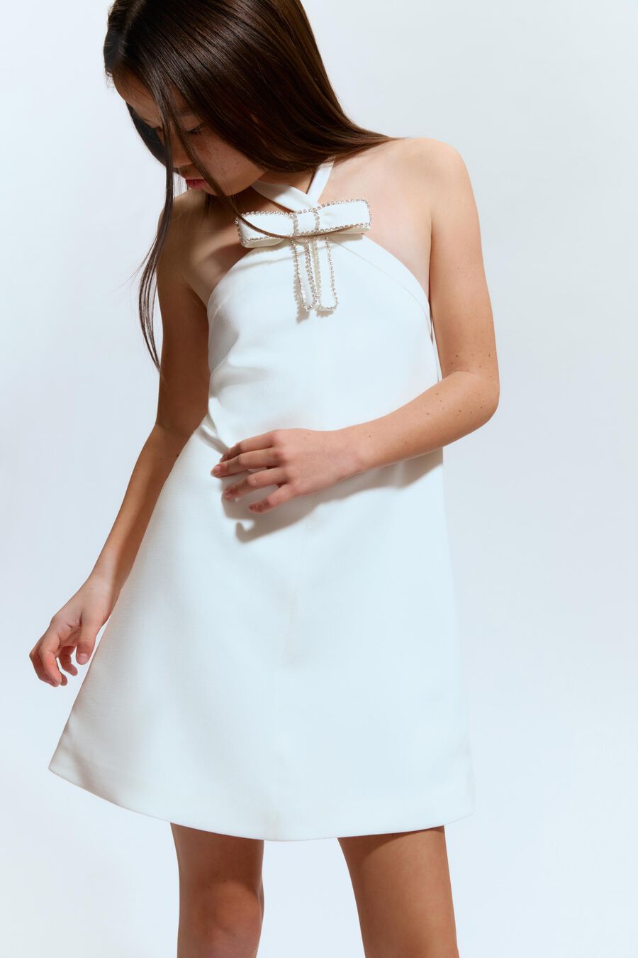 Girls Tiffany Diamante Mini Dress