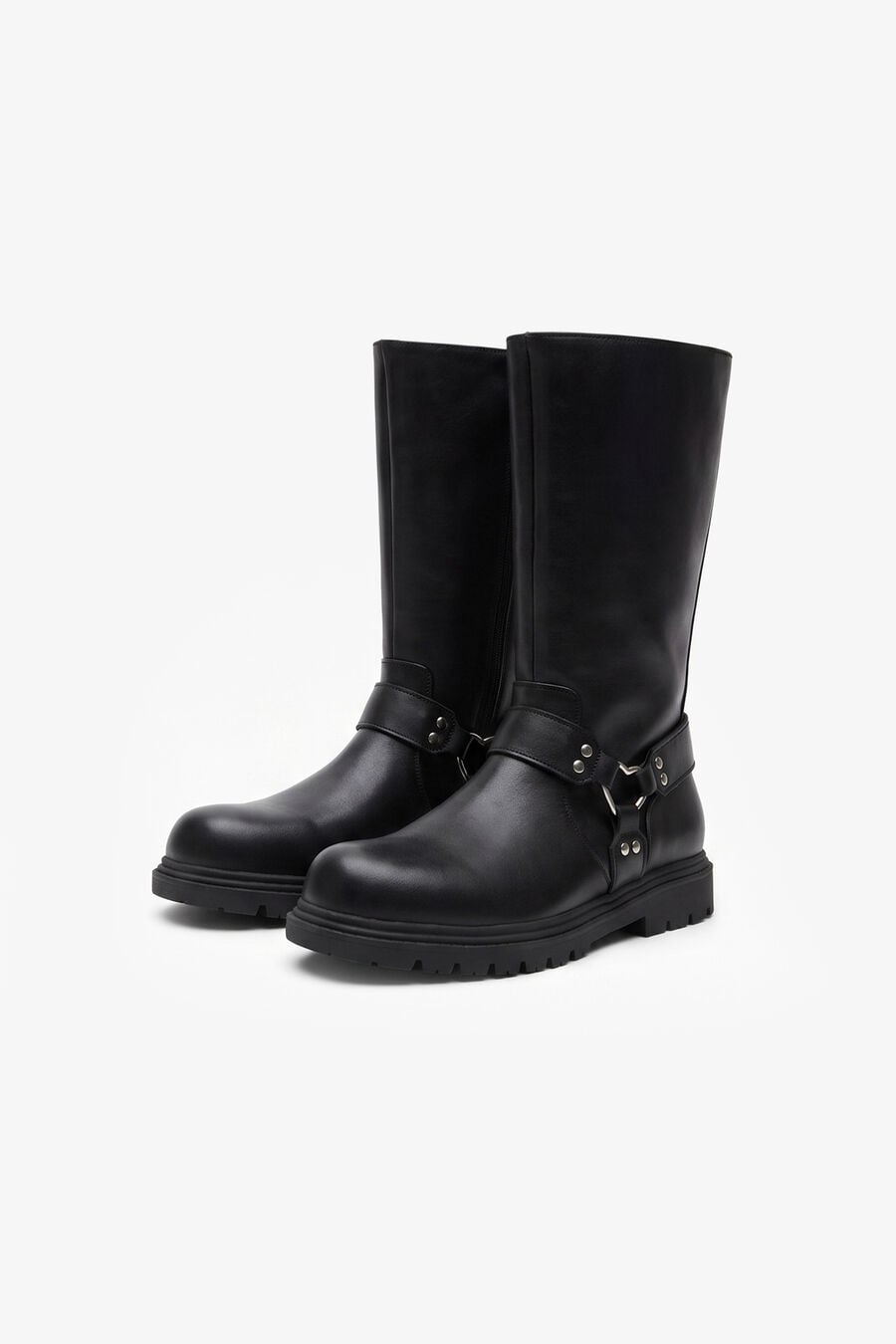 Girls Side Buckle Heart Boot