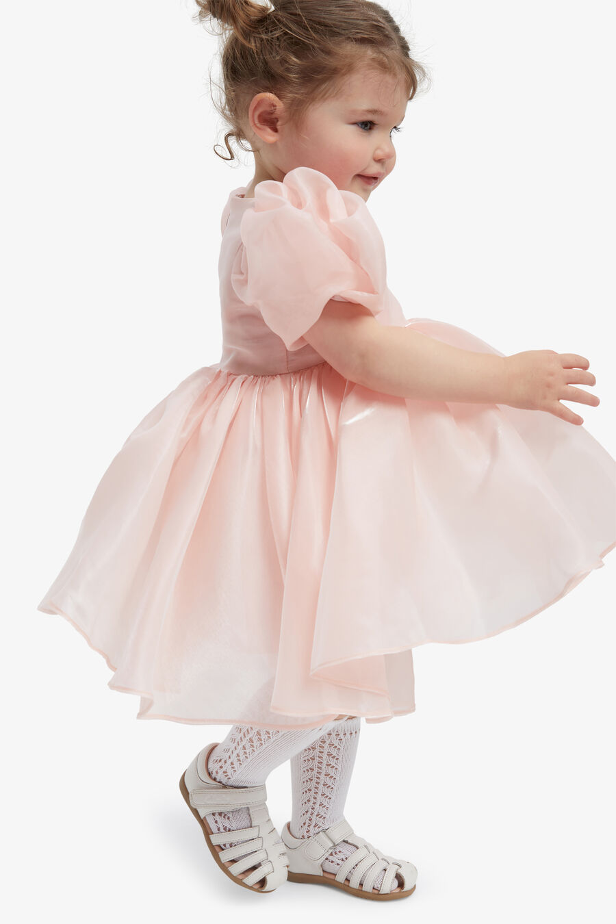 HALINA MINI DRESS in colour Powder Pink