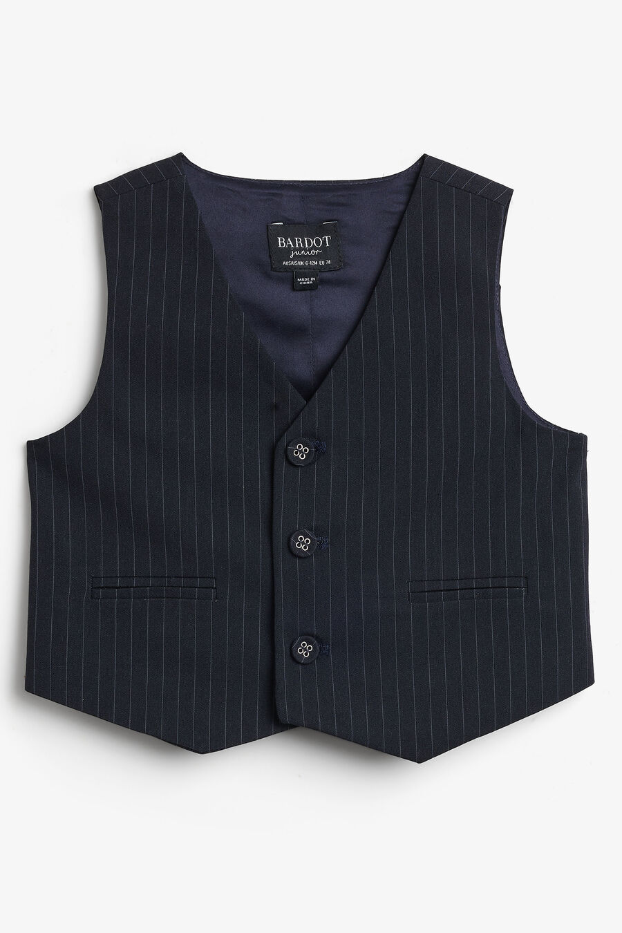 Baby Boy Charles Pin Stripe Vest
