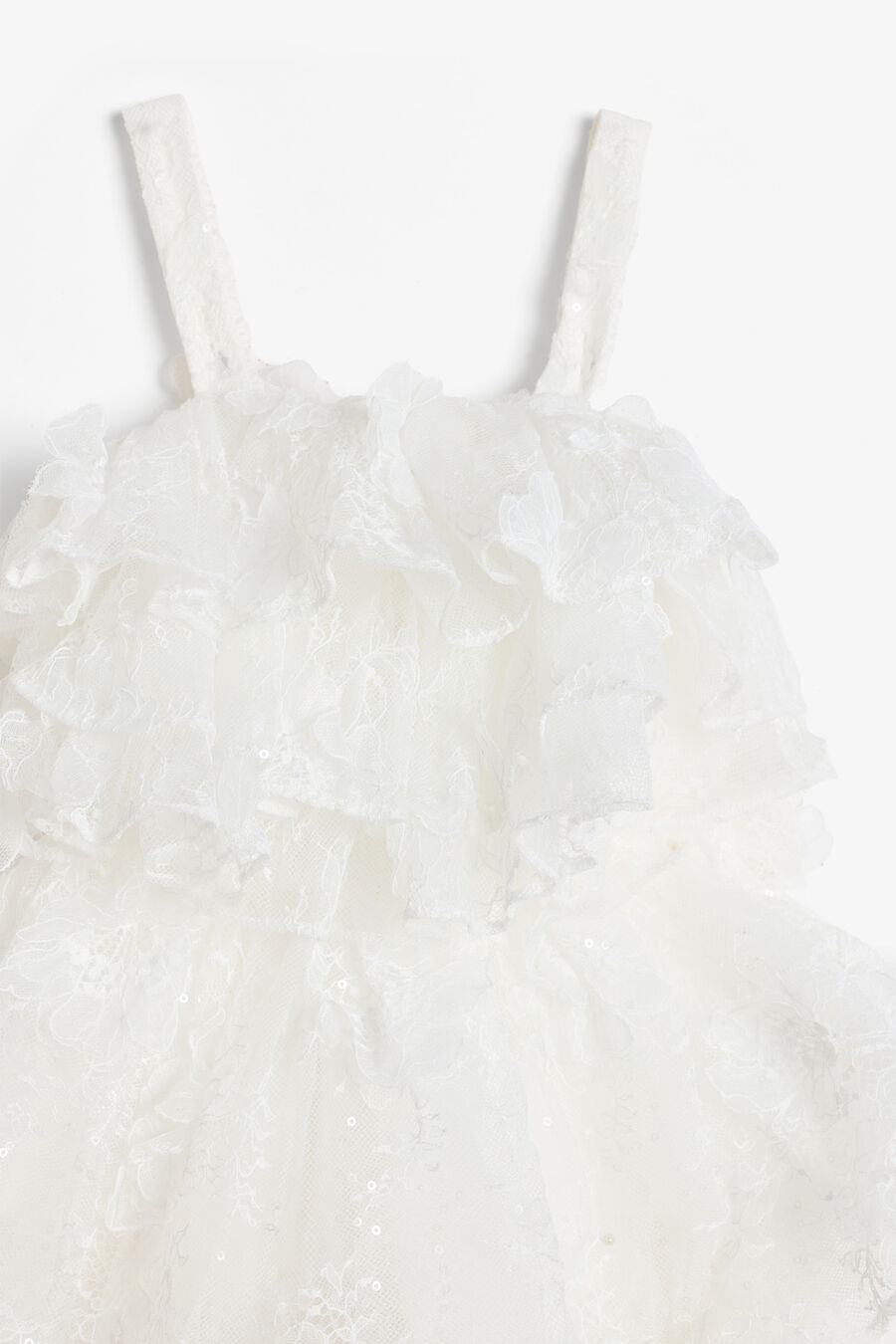 Girls Marina Tiered Lace Dress