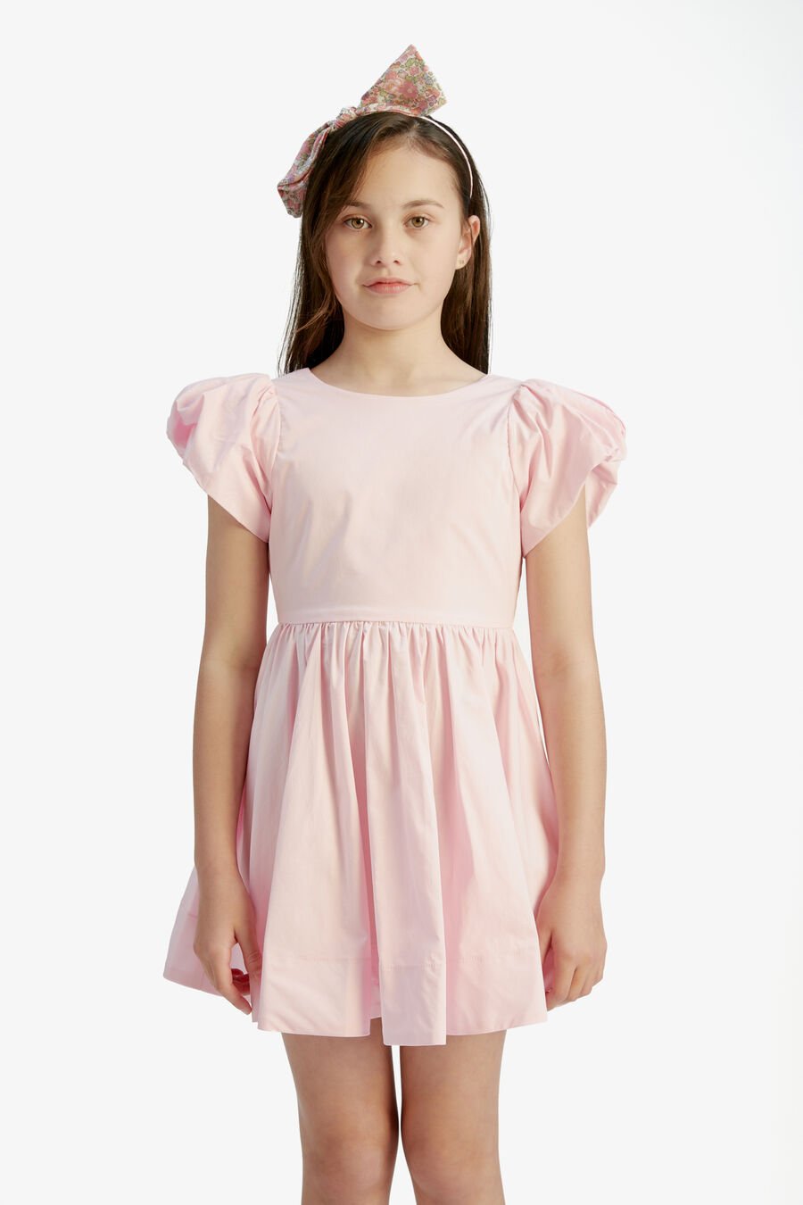 LANAI POPLIN DRESS in colour BLISS PINK
