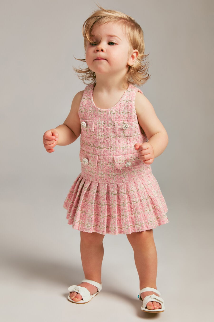 Baby Girl Riley Boucle Dress