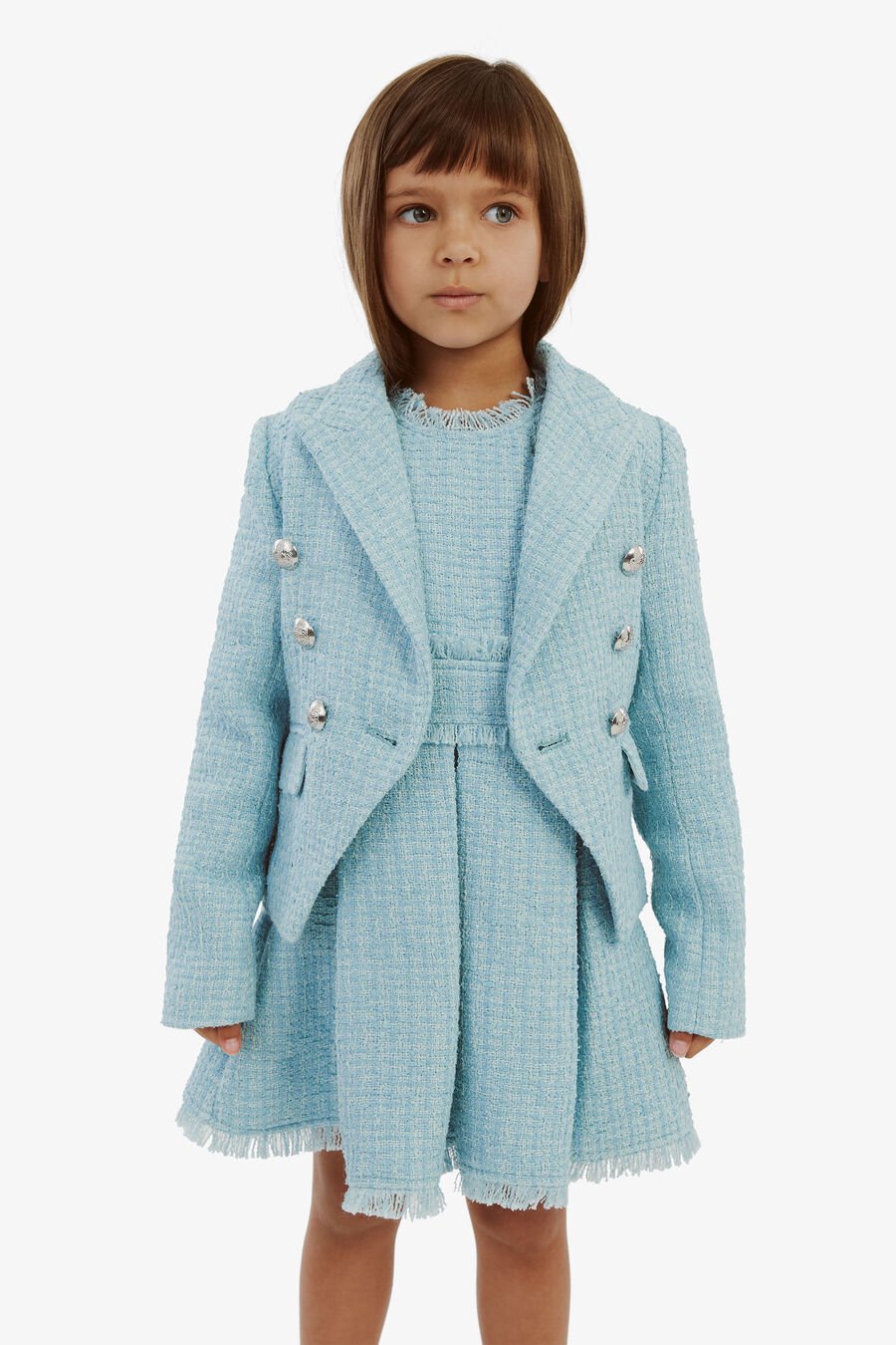 Girls Roma Boucle Blazer