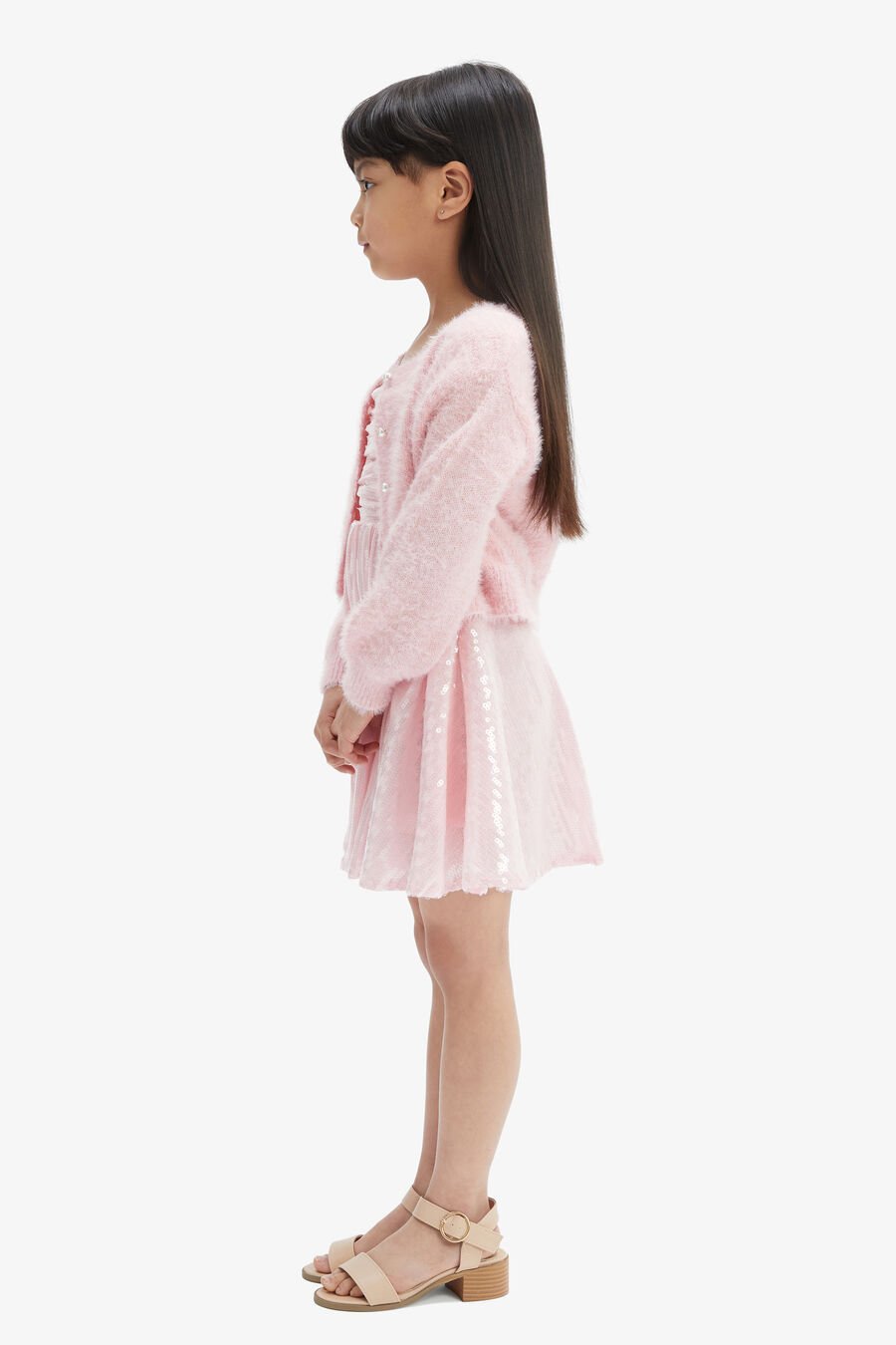 Girls Bell Sleeve Cardi