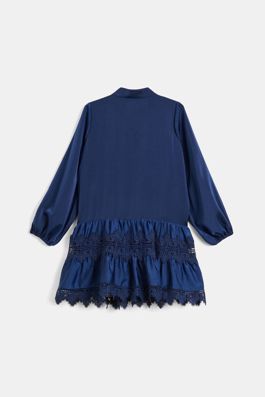 Girls Anie Satin Shirt Dress