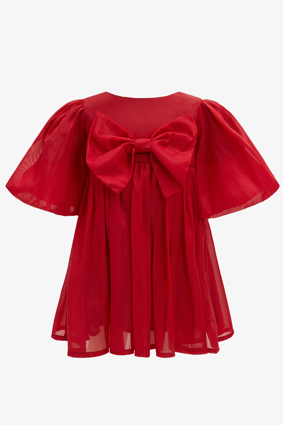 MERCER MINI DRESS in colour DEEP RED