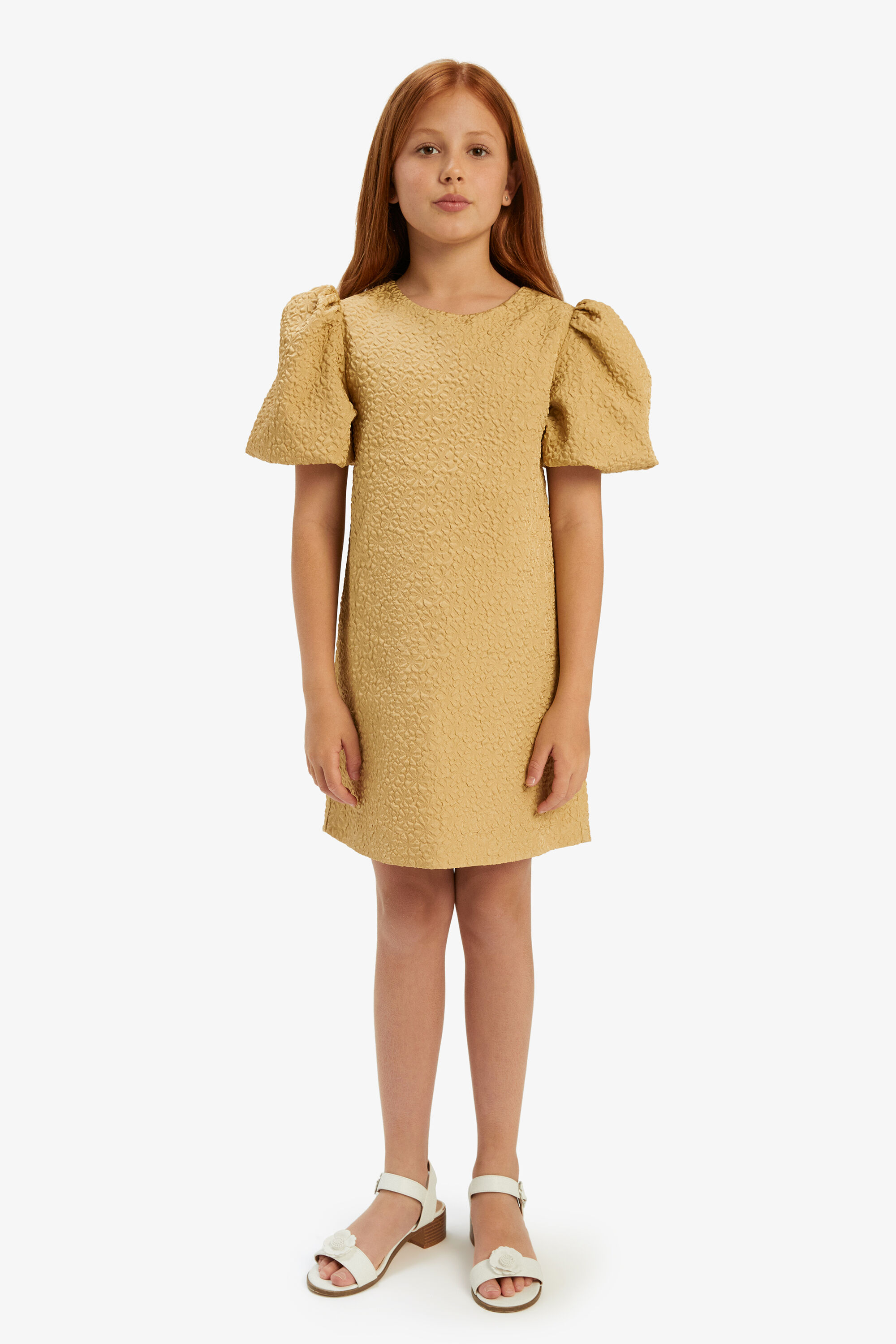 Girls mustard dress top