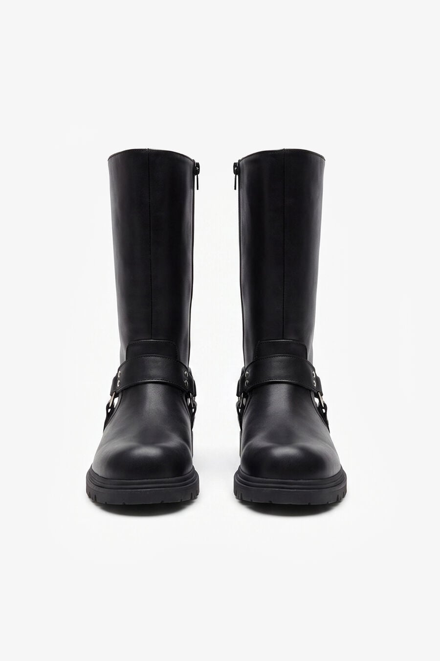 Girls Side Buckle Heart Boot