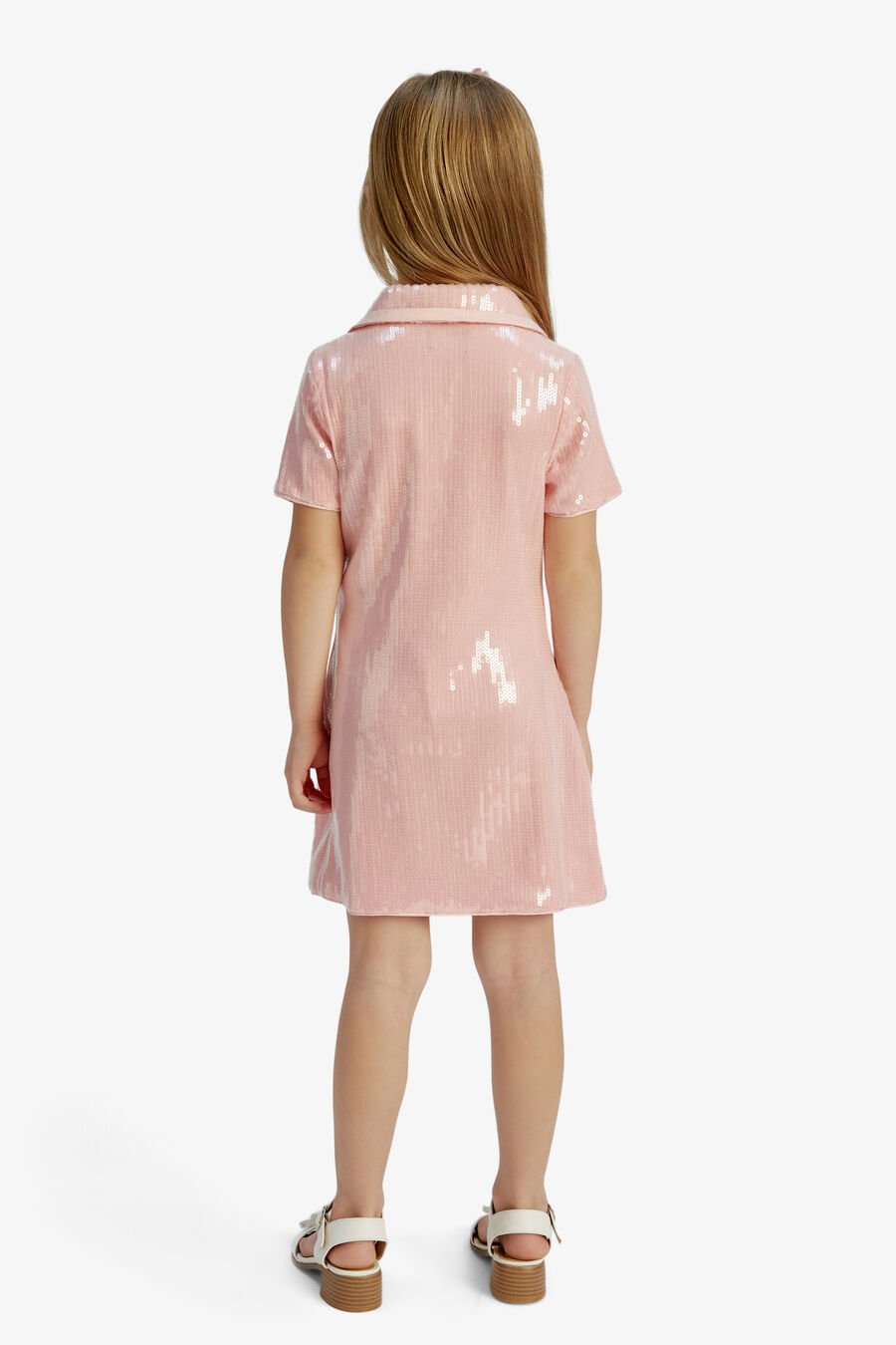 Girls Noah Sequin Mini Dress
