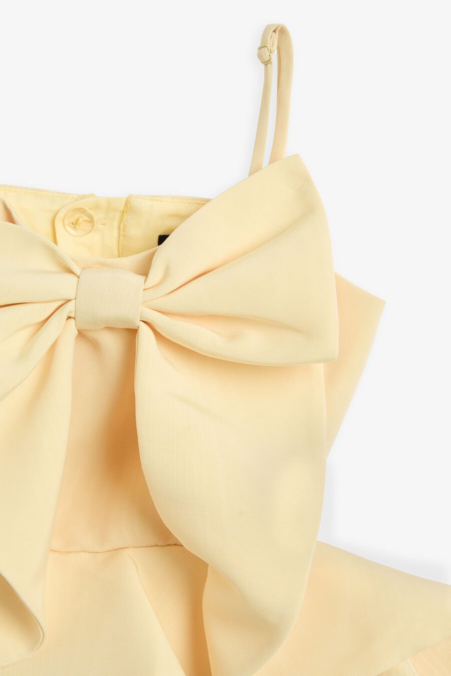TULIP BOW DRESS in colour LEMON