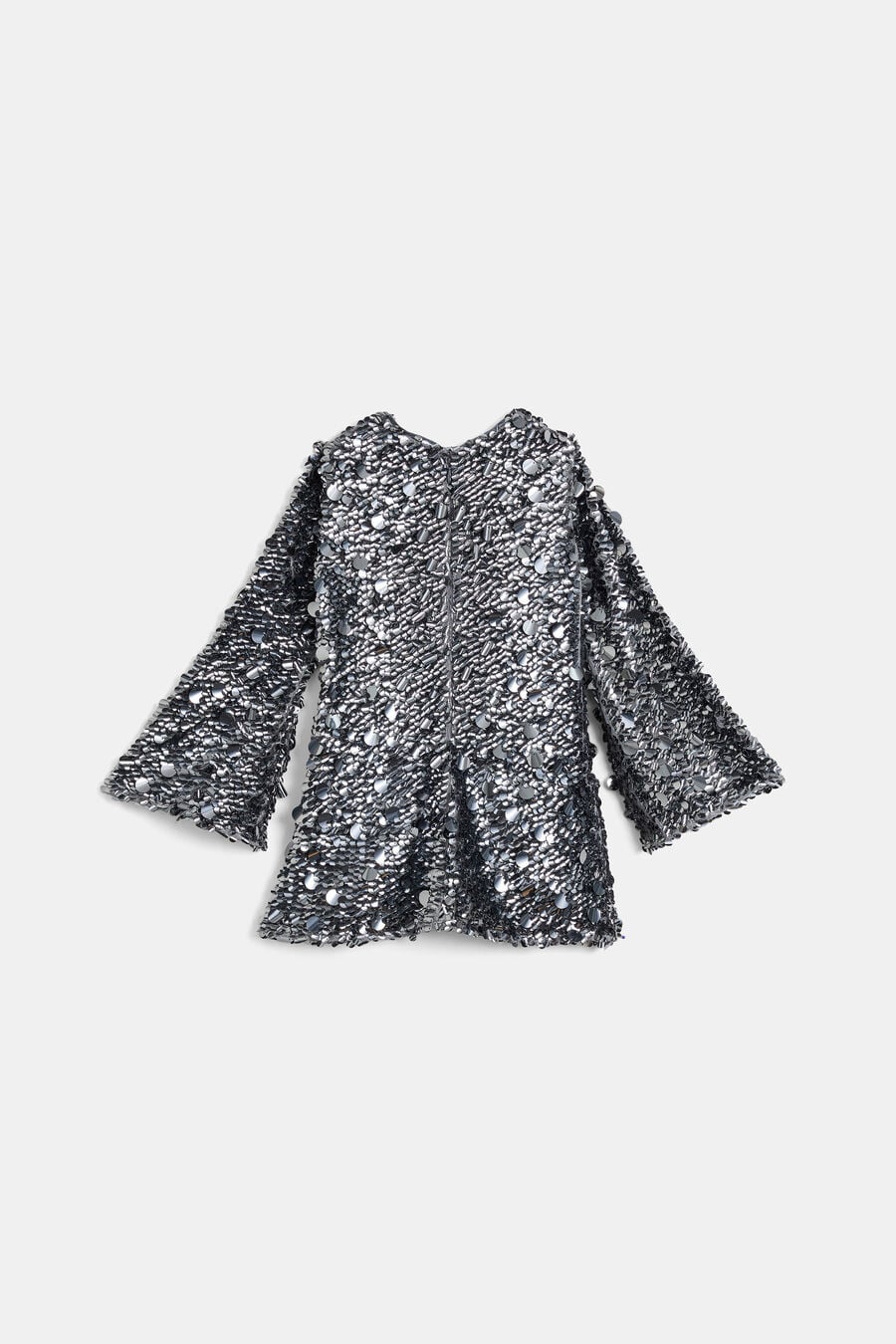 ARIA SEQUIN DRESS in colour Silver Grey