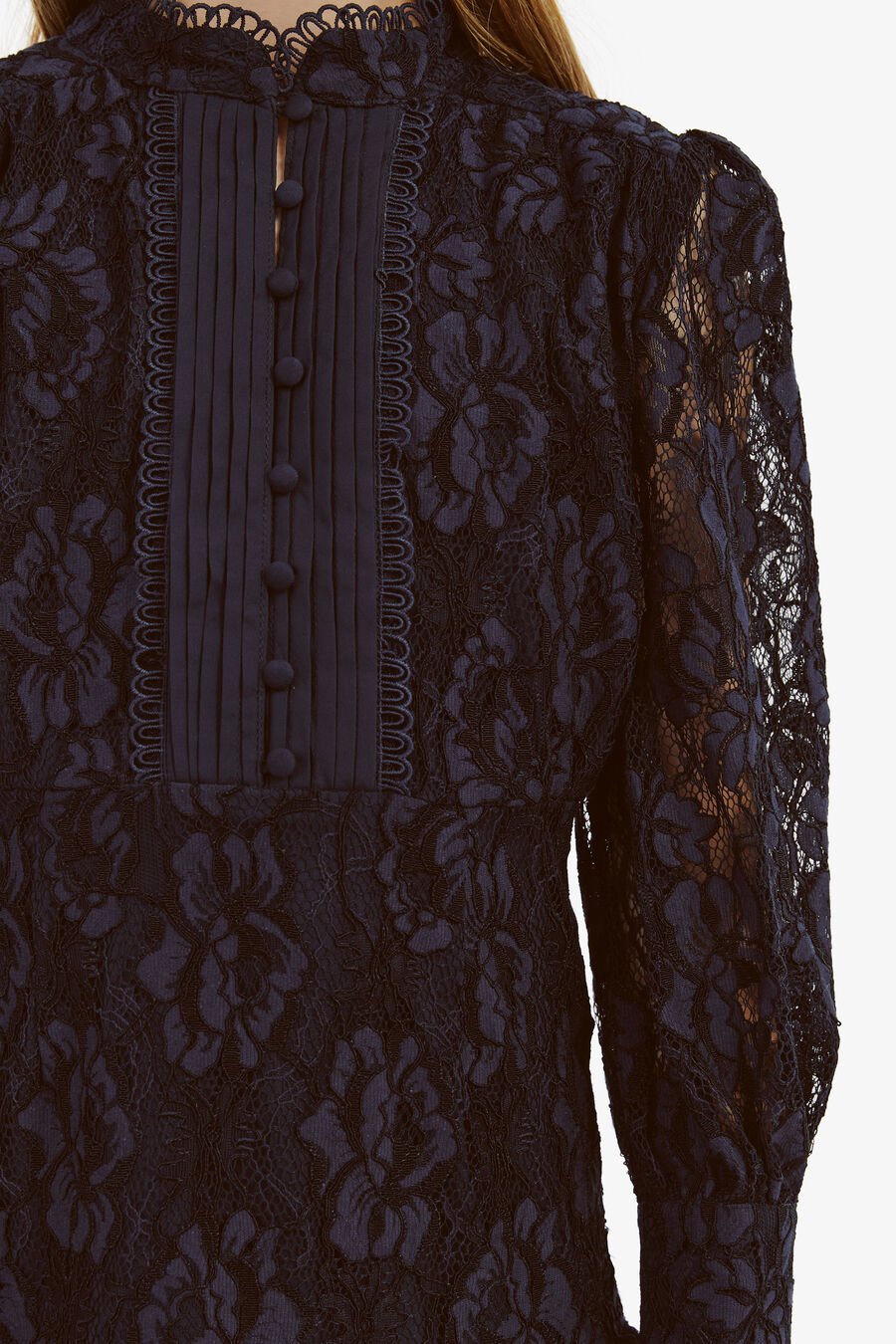 TALINA LACE DRESS in colour MIDNIGHT