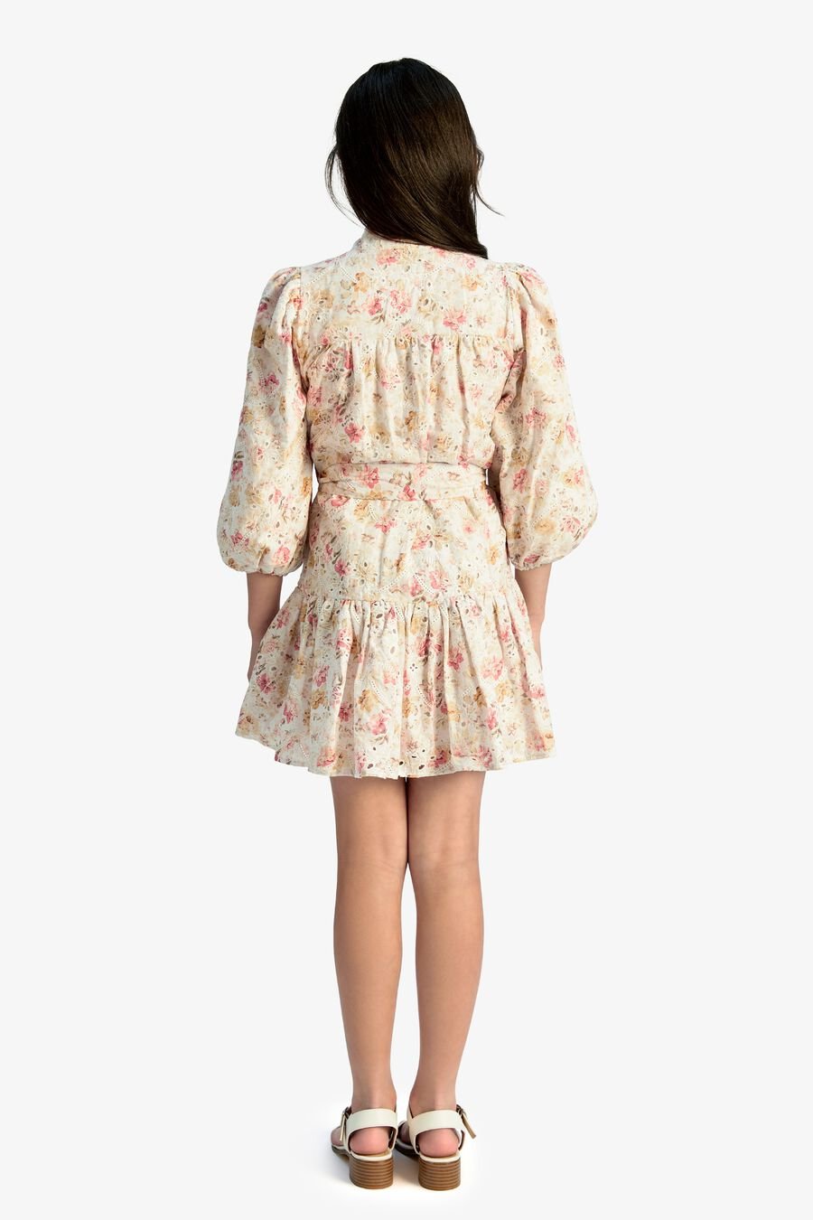 ASHA MINI SHIRT DRESS in colour Vintage Floral