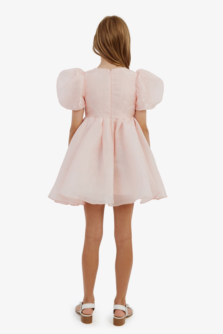 HALINA MINI DRESS in colour Powder Pink