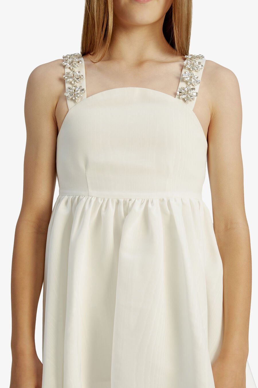 PEYTON MINI DRESS in colour ORCHIDWHT