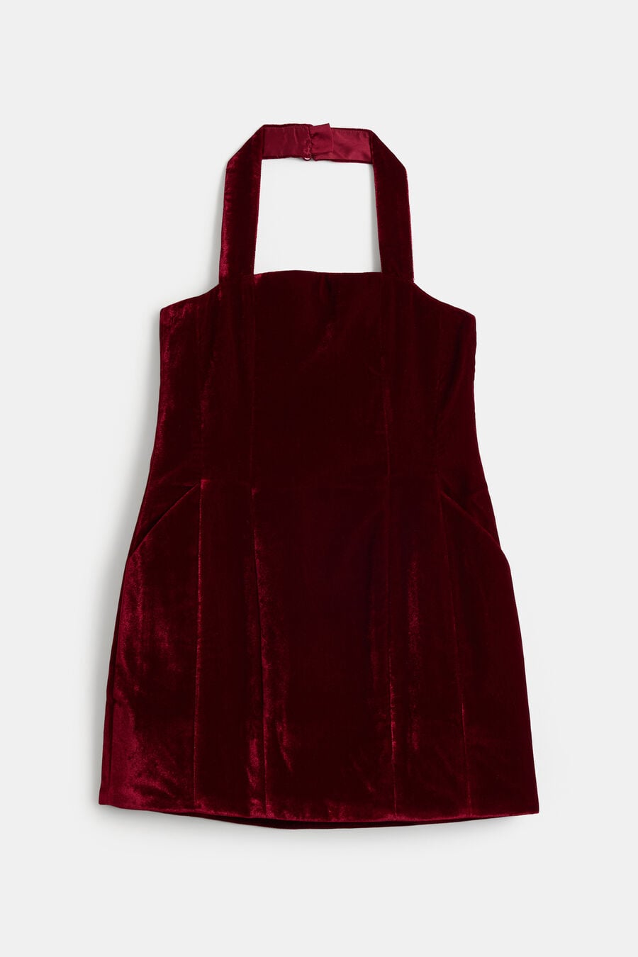 Girls Nevelle Velvet Mini Dress