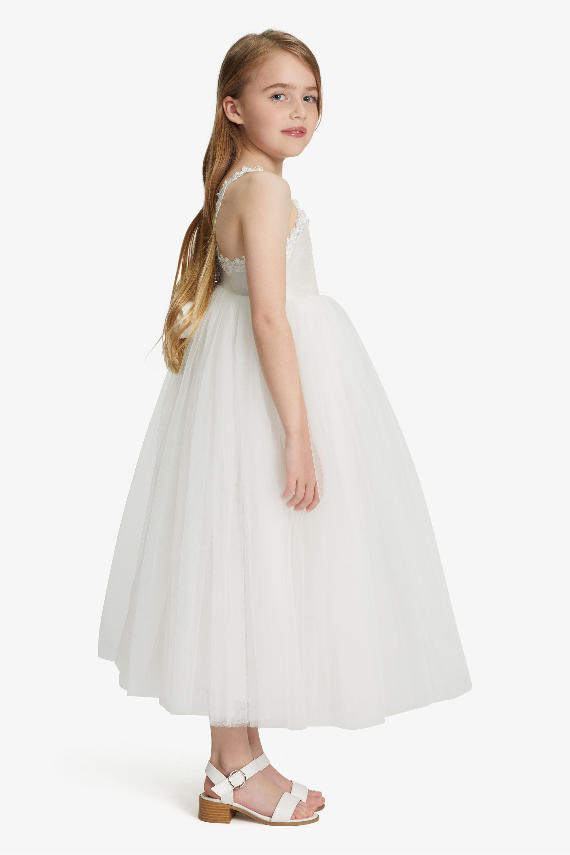 Bardot flower hot sale girl dress