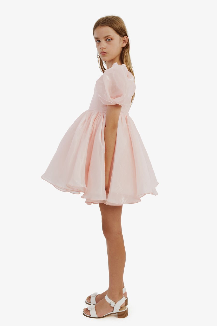 HALINA MINI DRESS in colour Powder Pink