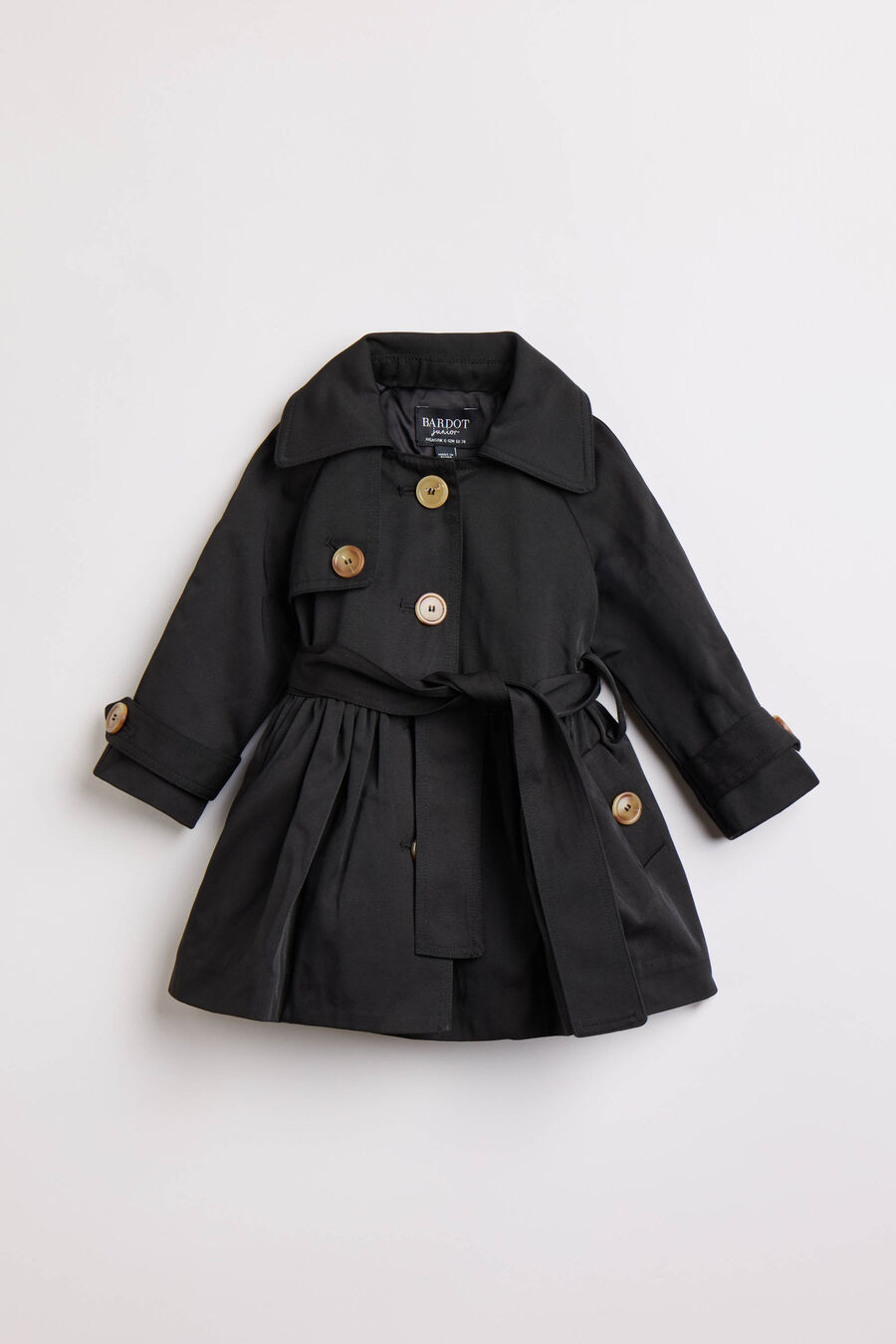 LUCIA CLASSIC TRENCH in colour BLACK