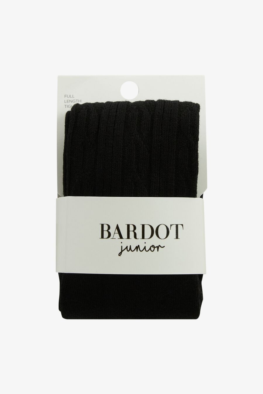 CABLE TIGHTS in colour BLACK